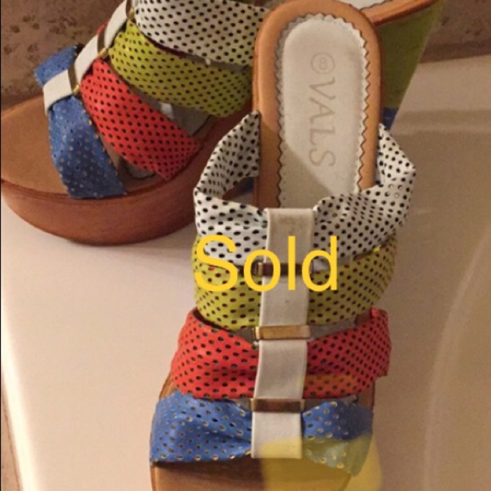 Wedge heel platform